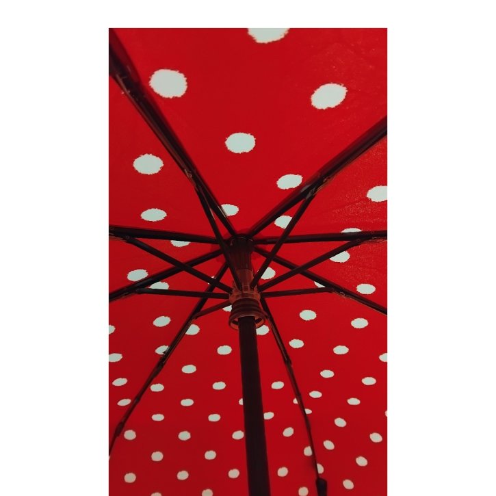 Doppler Knirps T200 medium duomatic dot art red